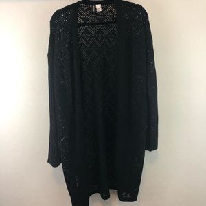 🆕Black Long Knit Cardigan by Divided